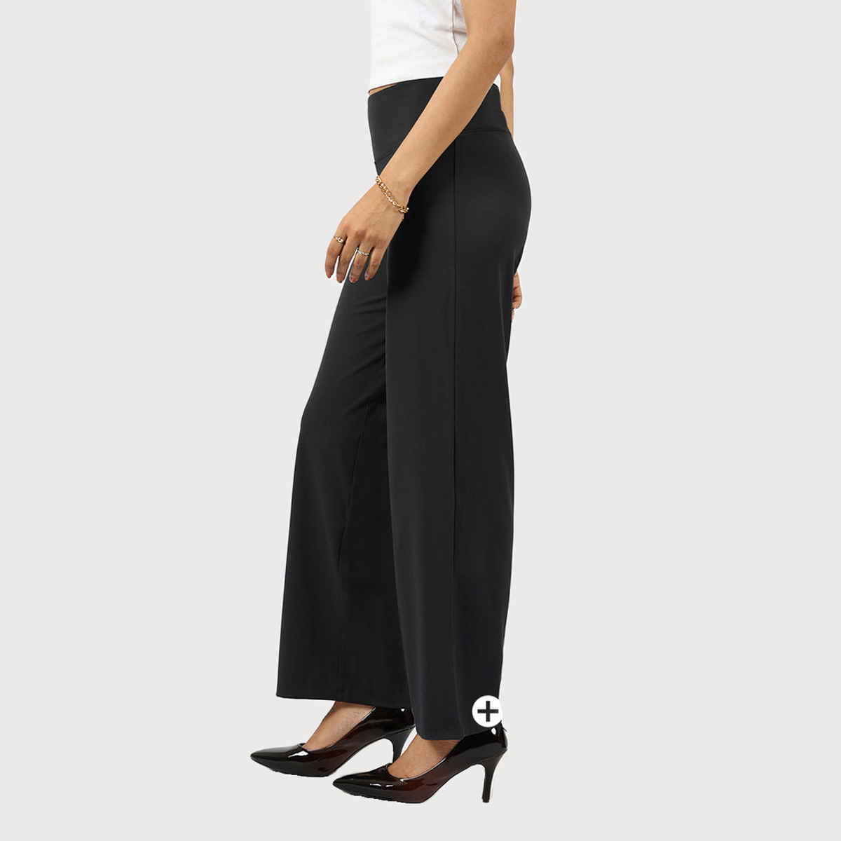 Blissclub Women's Ultimate Wide Legged Pants - Lite Black | XL