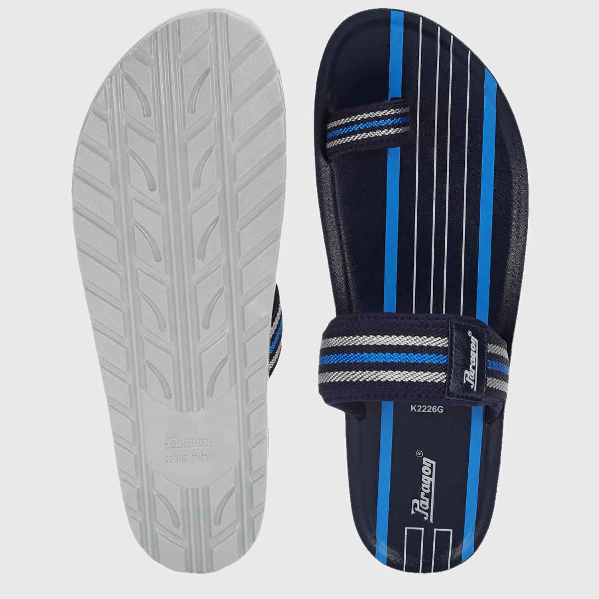 Paragon Men's Blue Pu Slippers PUK2226G UK 9