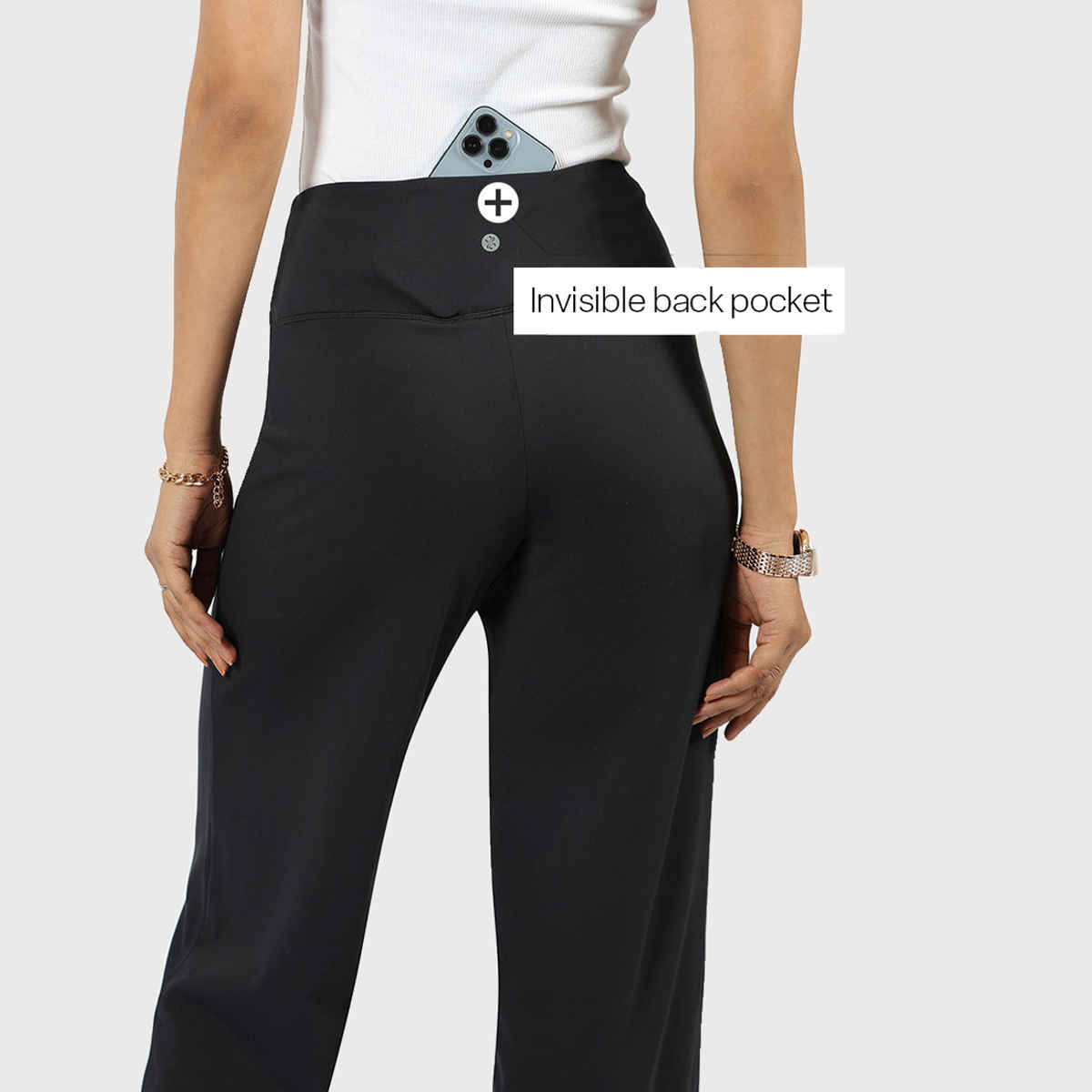 Blissclub Women's Ultimate Wide Legged Pants - Lite Black | XL