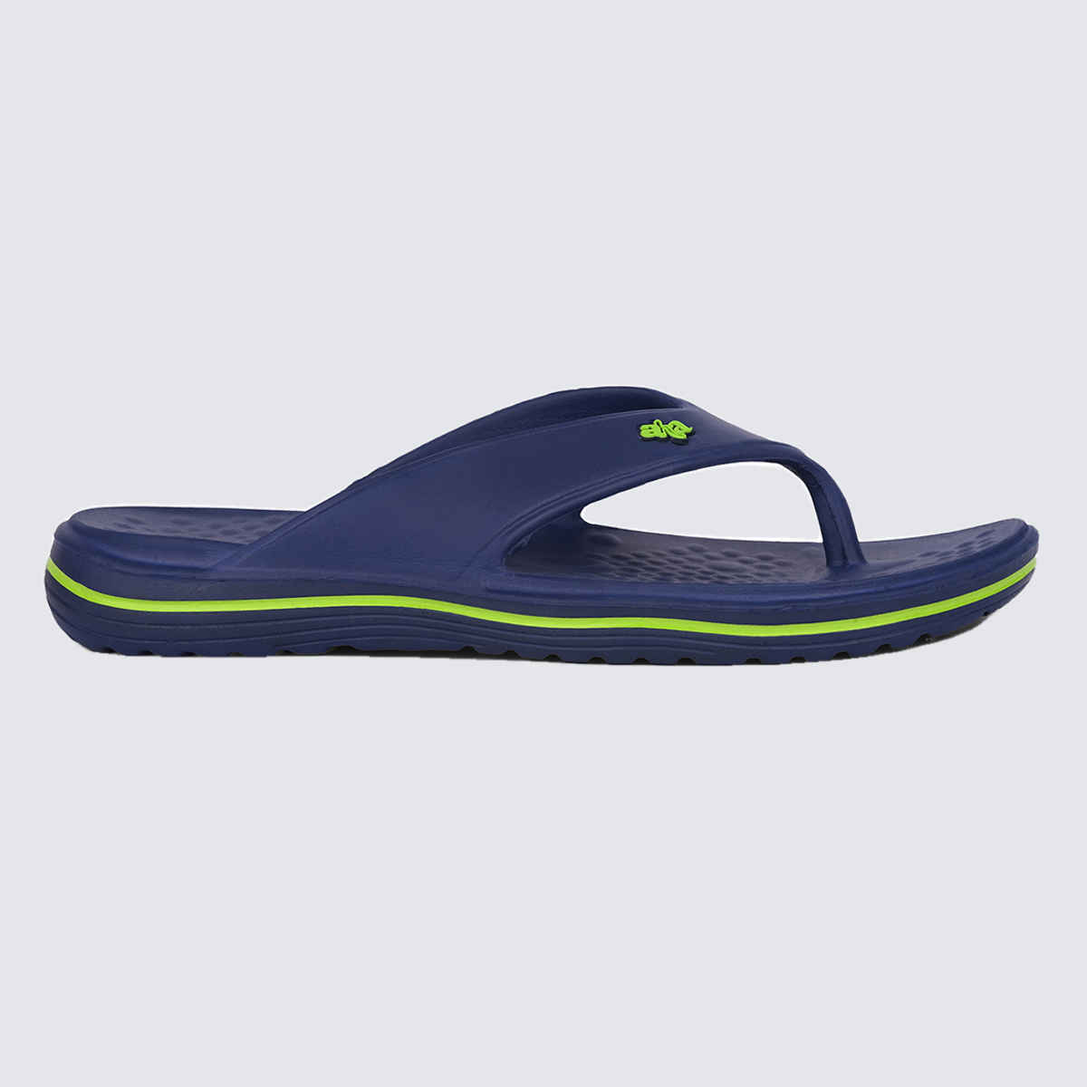 Liberty Apparel Men's A-HA Beachtime Flip-Flop | Navy Blue - UK 10