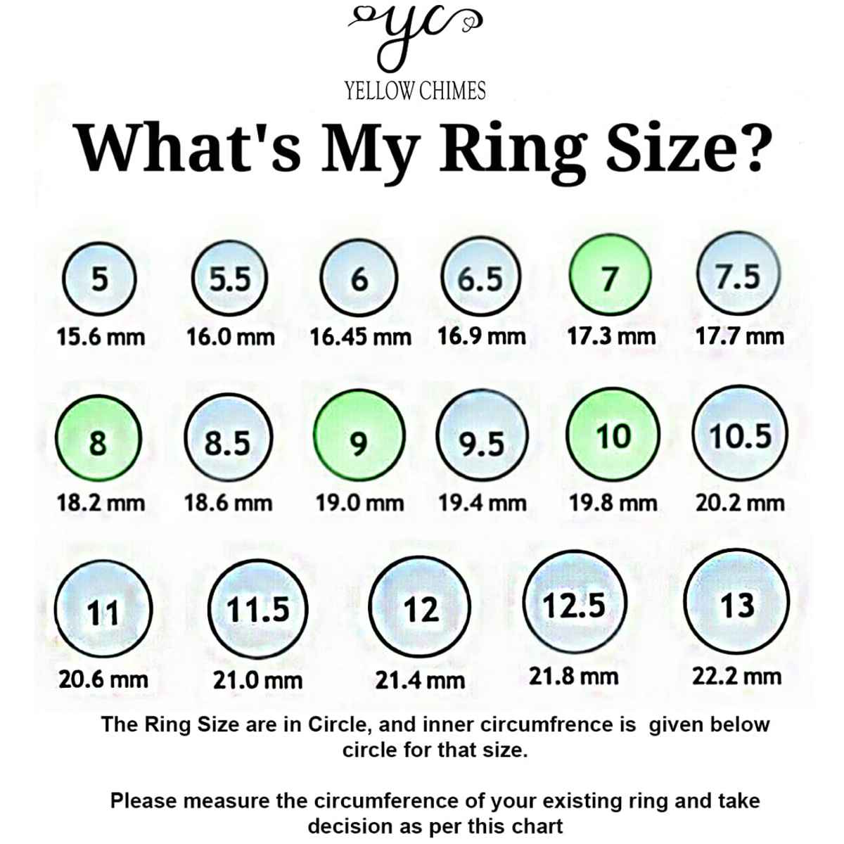 Yellow Chimes Gold Toned Cubic Zirconia Single Stone Crystal Ring