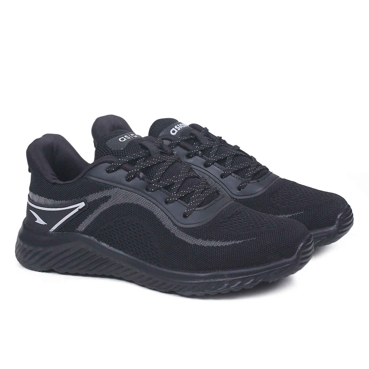 Asian Delta-20 Men Sports Shoes Black (Size-8)