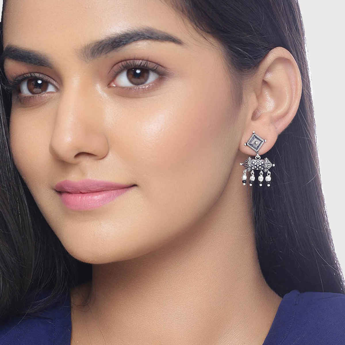 Voylla Nayantara Geometric Design Earrings