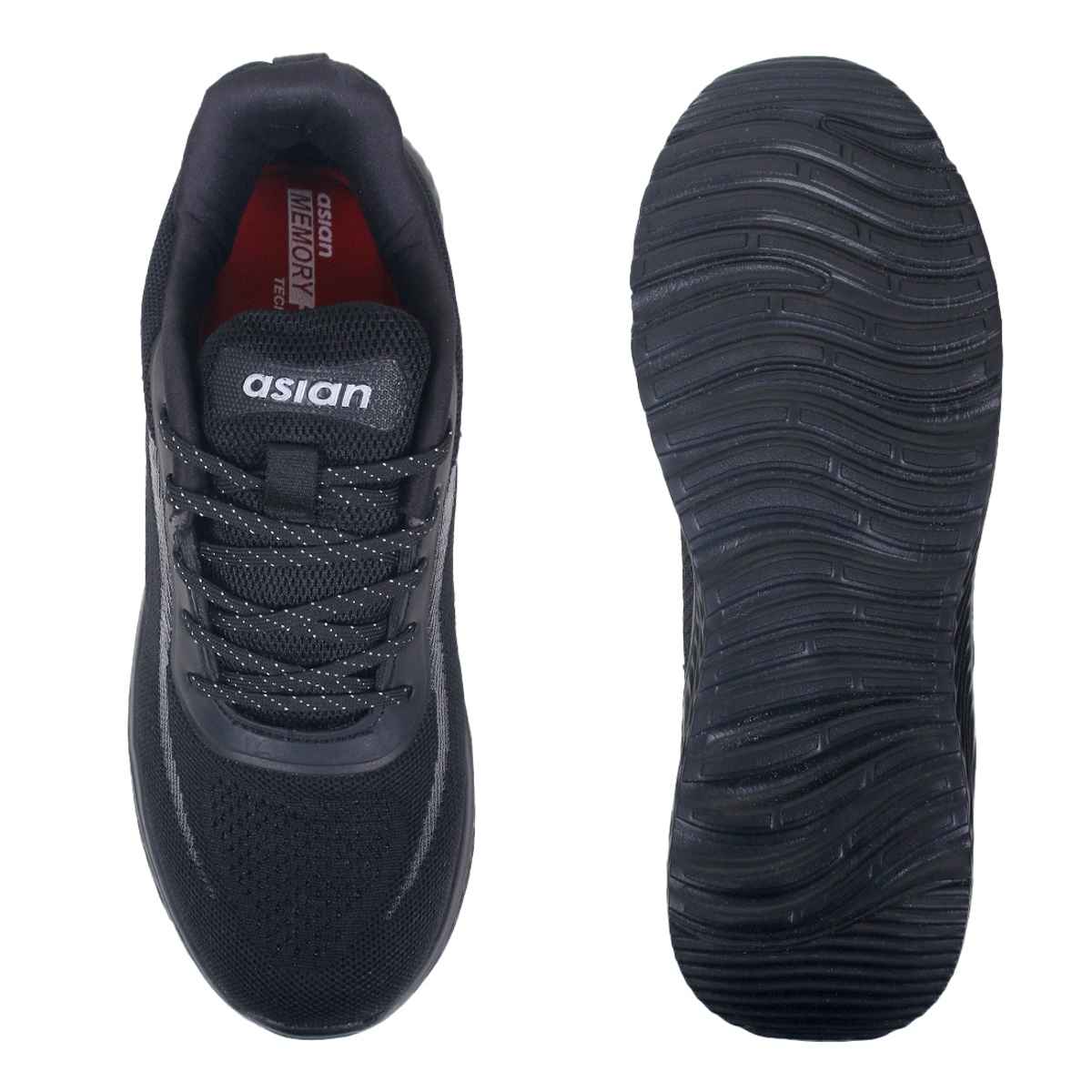 Asian Delta-20 Men Sports Shoes Black (Size-6)
