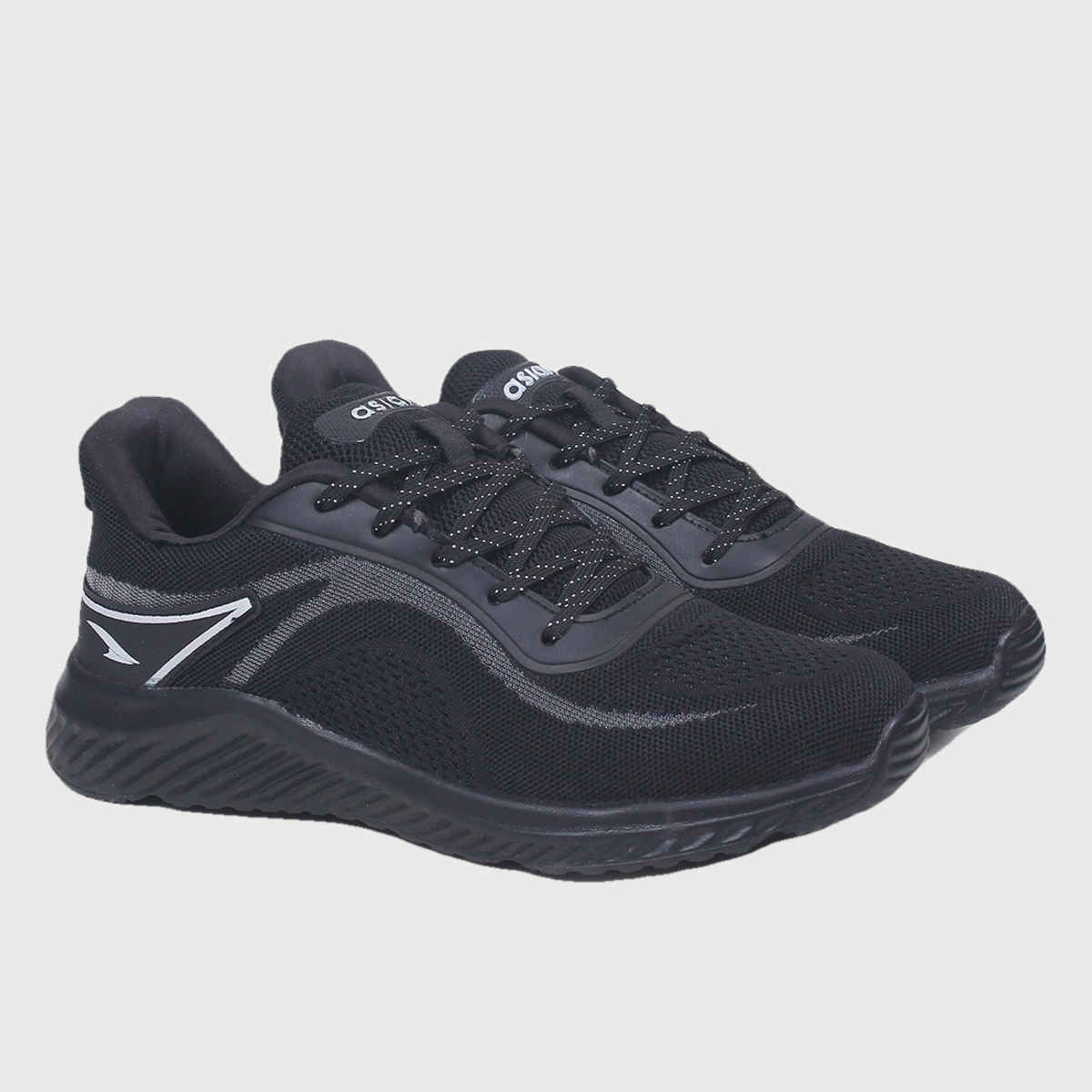 Asian Delta-20 Men Sports Shoes Black (Size-9)
