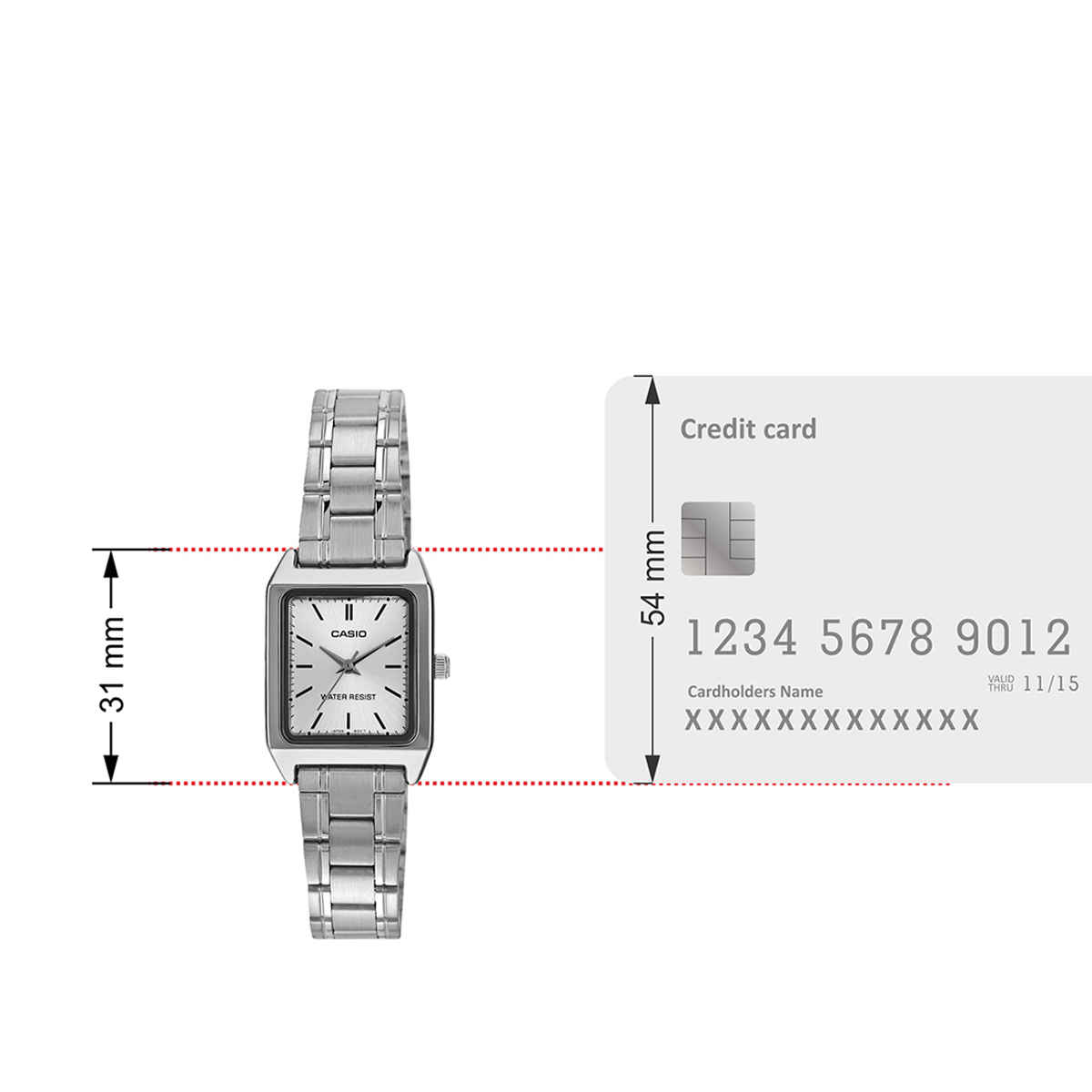 Casio Women's Enticer Analog Silver Dial Watch | LTP-V007D-7EUDF (A2283)