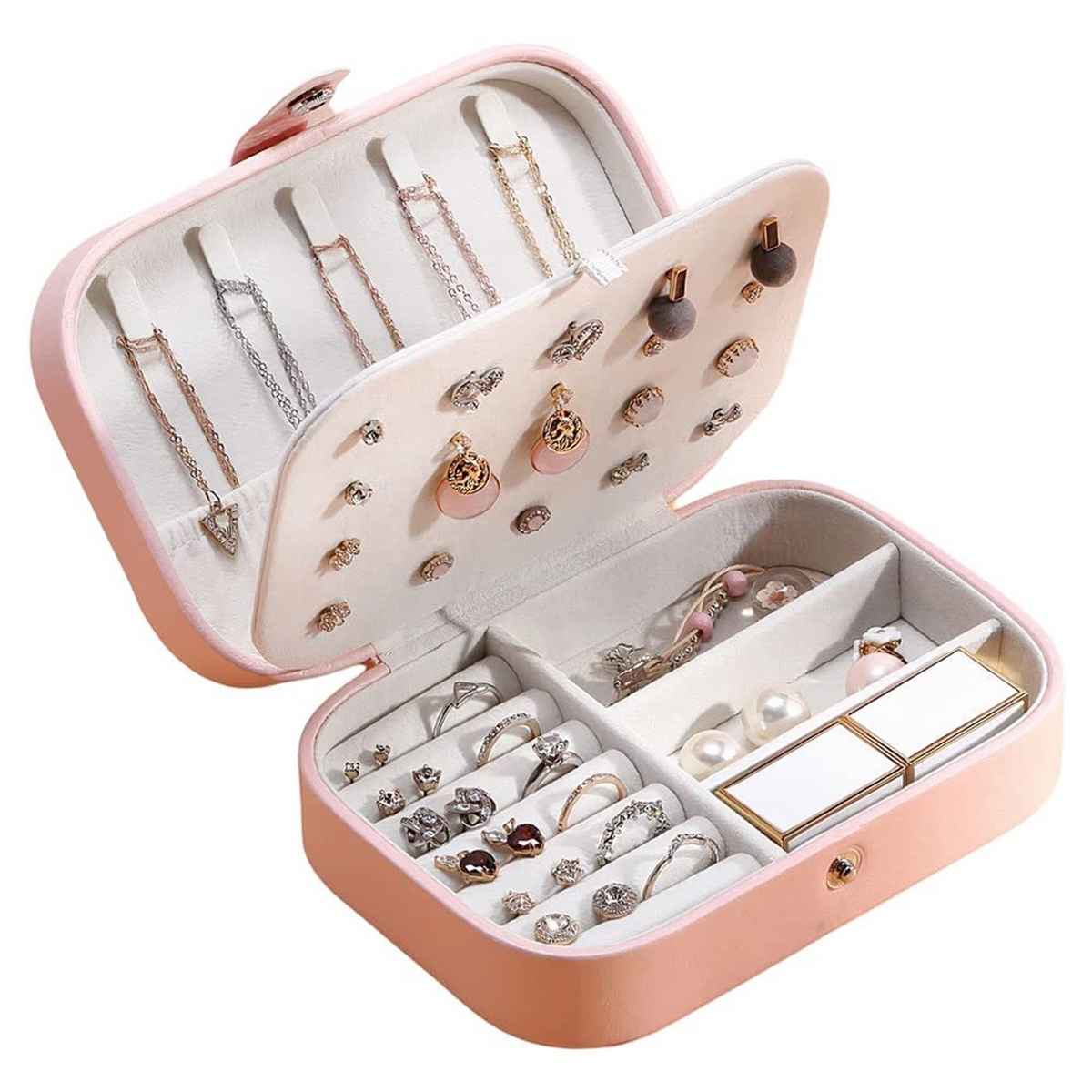 Shining Diva Fashion Pu Leather Storage Case Jewellery Organisers Box for Women | Box1001