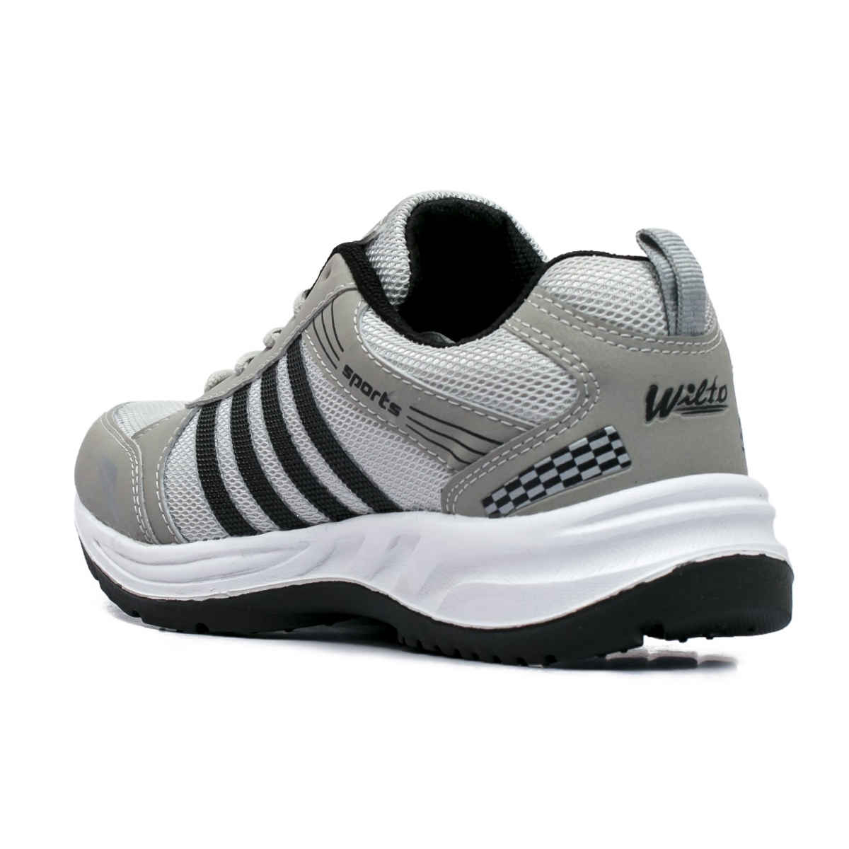 Asian Wndr-13 Men Sports Shoes Grey-Black (Size-8)