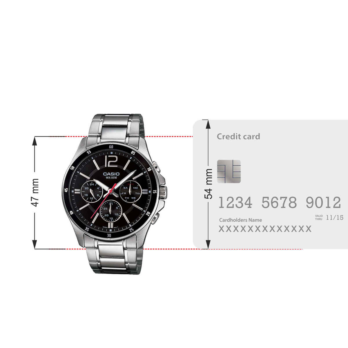 Casio Men's Enticer Analog Black Dial Watch | MTP-1374D-1AVDF (A832)