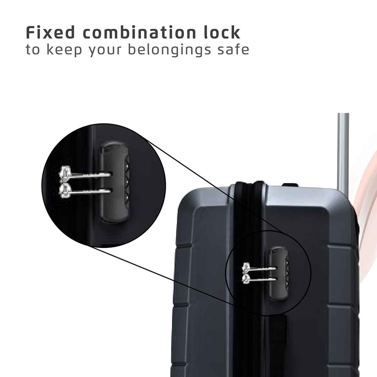 Safari Unisex Polycarbonate 90 L Retractable Hard Luggage Trolley Bag | Multicolour - L