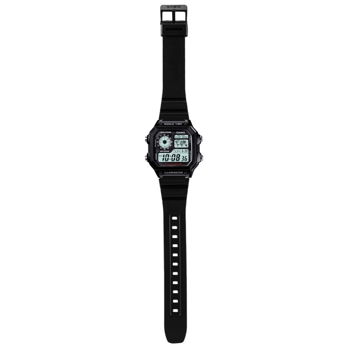 Casio Men's Youth Series Digital Grey Dial Watch | AE-1200WH-1AVDF (D097)