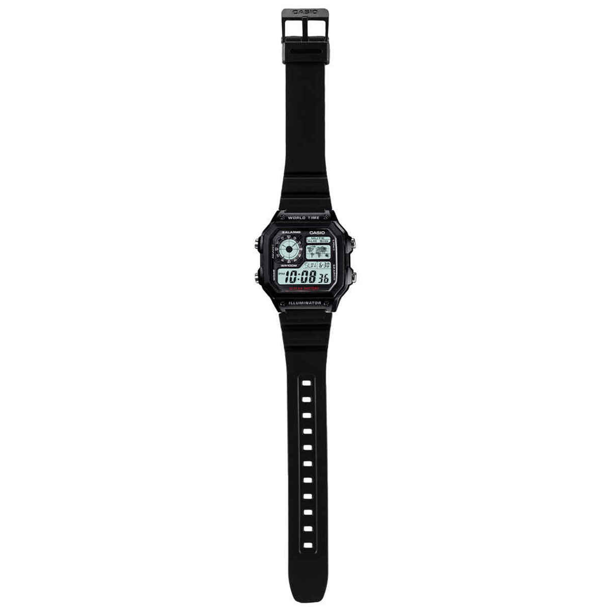 Casio Men's Youth Series Digital Grey Dial Watch | AE-1200WH-1AVDF (D097)