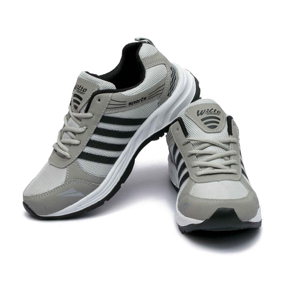 Asian Wndr-13 Men Sports Shoes Grey-Black (Size-8)