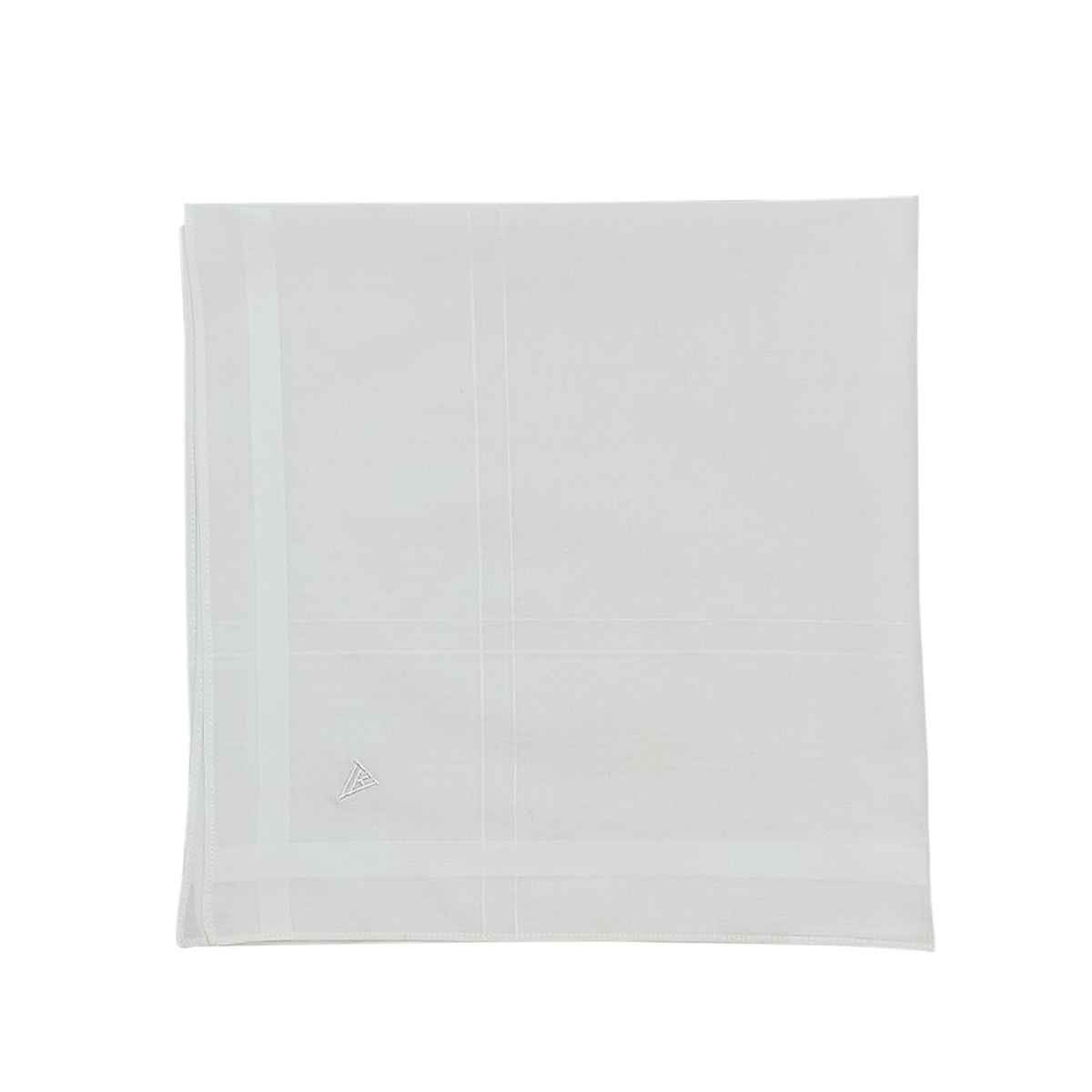 Van Heusen Men's Cotton Handkerchief | White