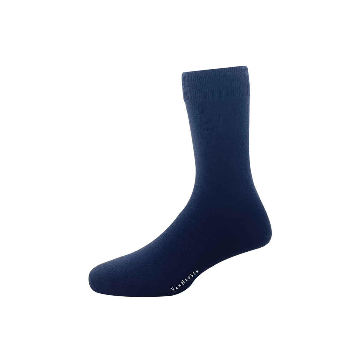 Van Heusen Men's Solid 70% Cotton, 24% Nylon, 4% Rubber, and 2% Spandex Socks | Assorted