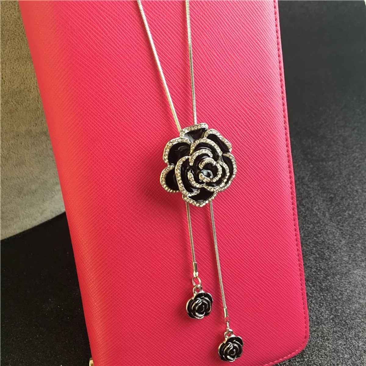 Shining Diva Fashion Pendent for Girls With Long Chain Pendant Necklace for Women & Girls | 9279np