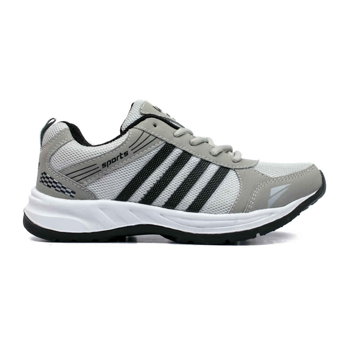 Asian Wndr-13 Men Sports Shoes Grey-Black (Size-8)