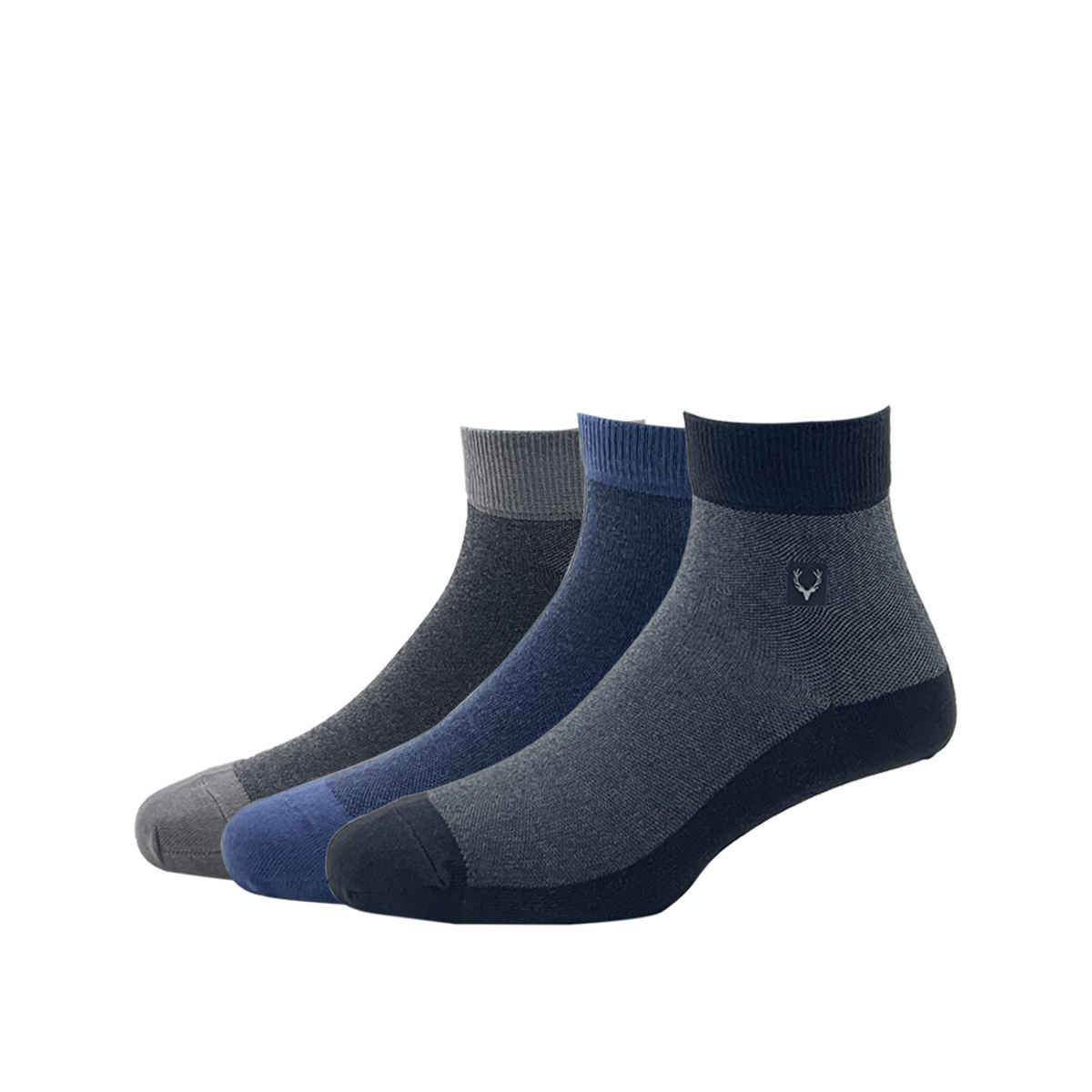 Allen Solly Men's Quarter Length Pique Pattern Socks