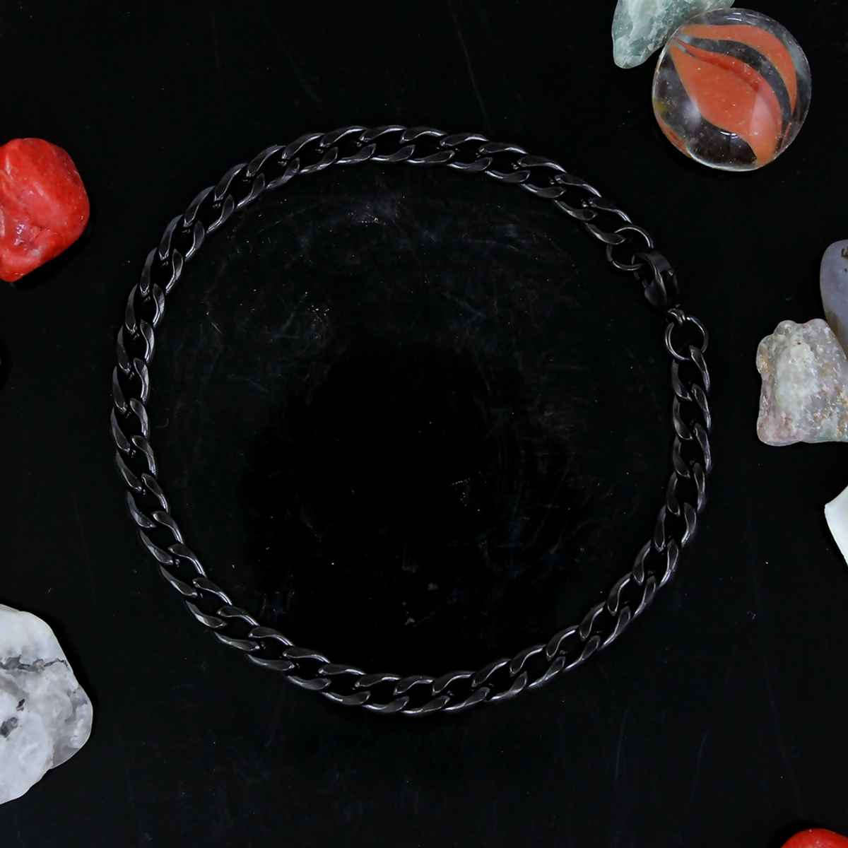 Nakabh Men's Bracelet Black 20 Cm | NAK-2202704