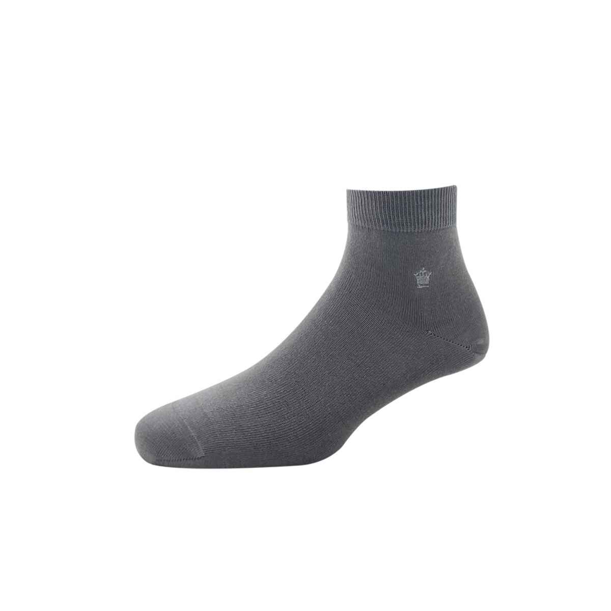 Louis Philippe Men's Solid Cotton and Elastane Socks | Black - Free Size