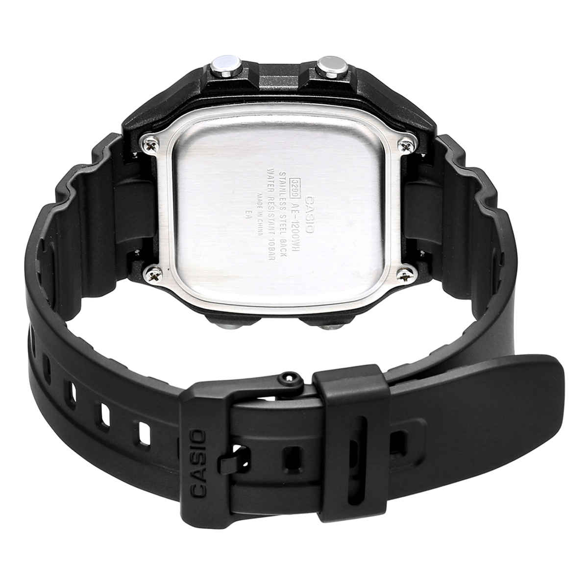 Casio Men's Youth Series Digital Black Dial Watch | AE-1200WH-1BVDF (D098)