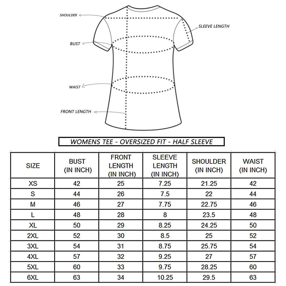 Bewakoof T-shirt for Women | Black - 2XL