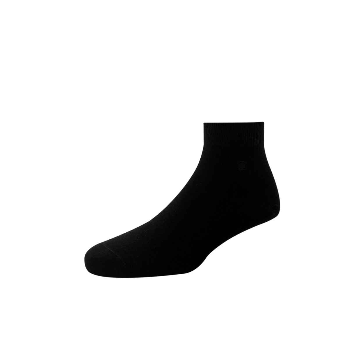 Louis Philippe Men's Solid Cotton and Elastane Socks | Black - Free Size
