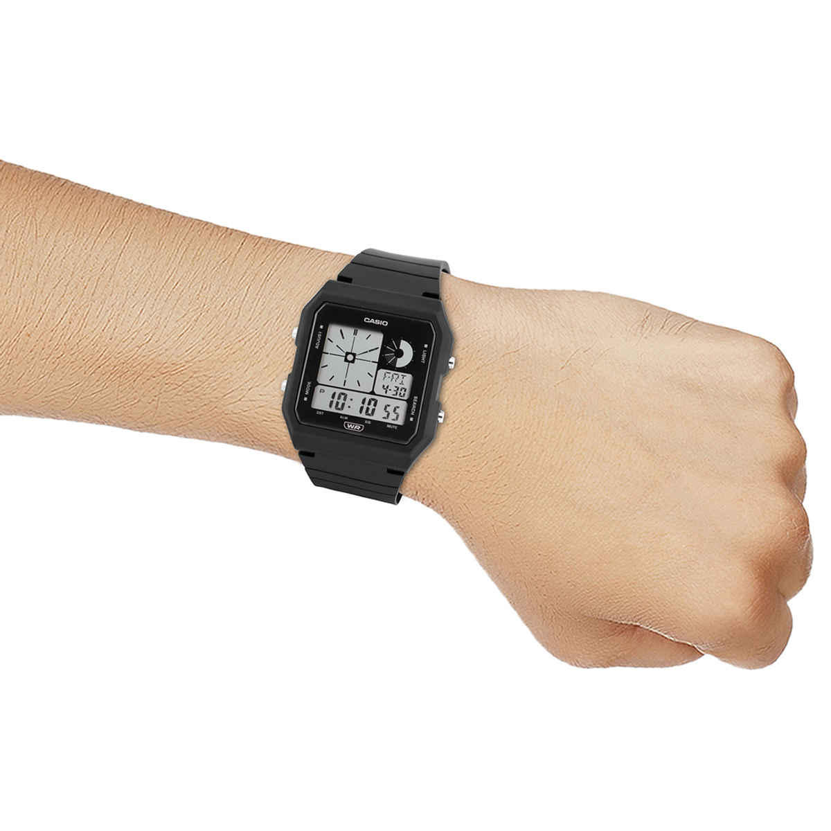 Casio Unisex Resin Digital Black Dial Watch | Lf-20W-1Adf | Black Band
