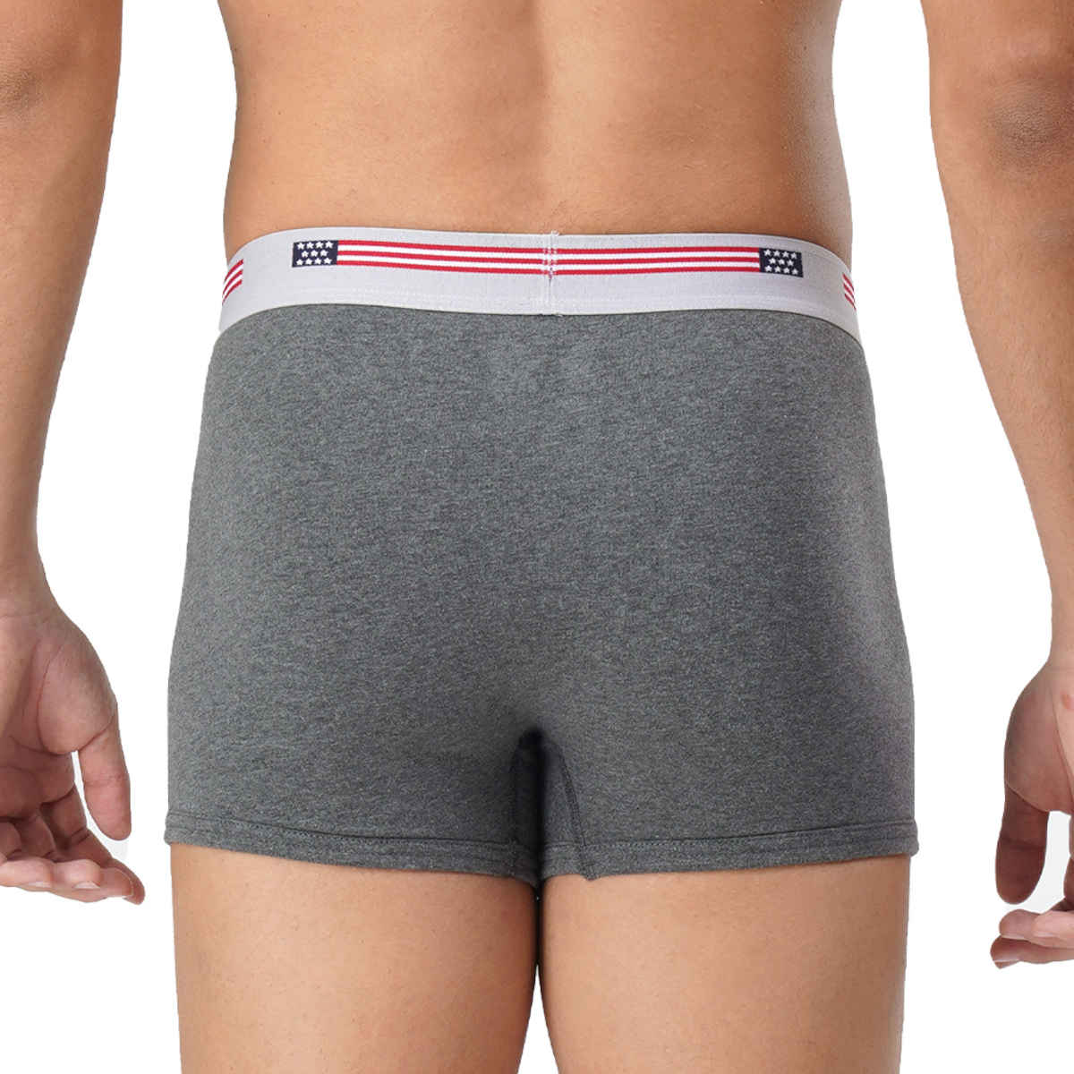 U.S. Polo Assn. | Underwear Pack of 2 | L | Trunks | I015 | Grey and Red