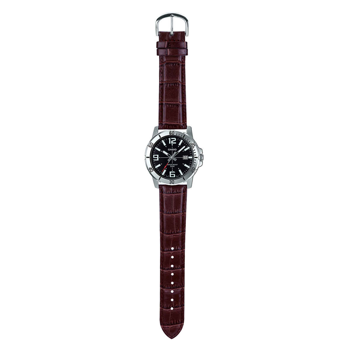 Casio Men's Enticer Analog Black Dial Watch | MTP-VD01L-1BVUDF (A1370)