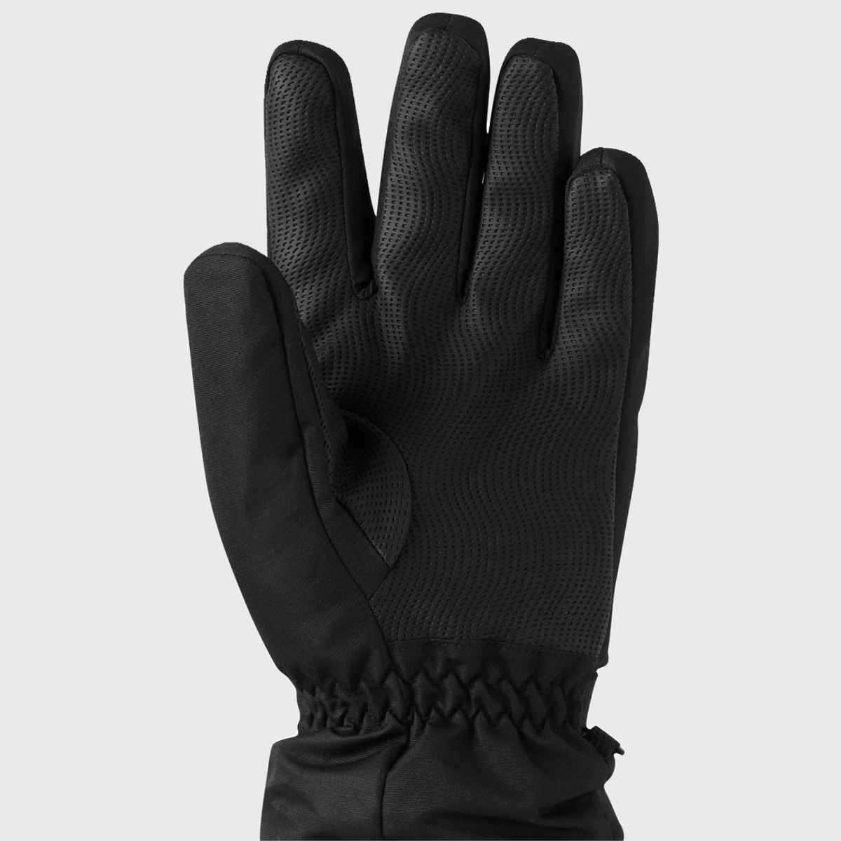 Wildcraft Unisex Solid Polyester Winter Gloves | Black - One Size