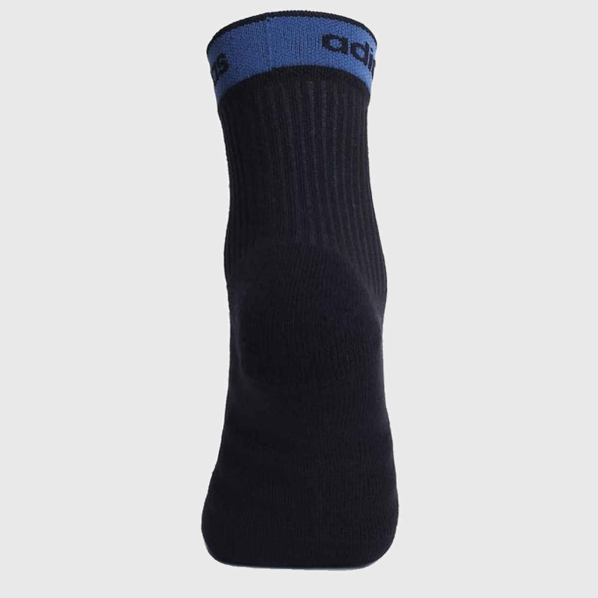 Adidas Men's Heel and Toe Cushion Ankle Socks | One Size | Grey Melange and Black