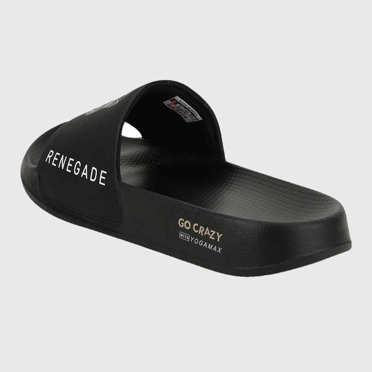 Campus Men's Renegade Slides | Black | UK7