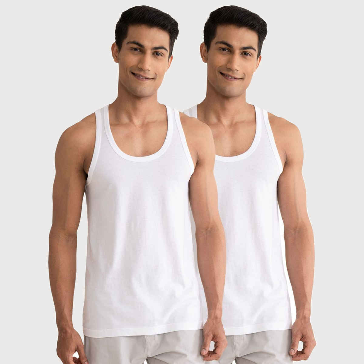 DaMENSCH Men's Vest | Neo-Cotton | Antibacterial Freshness - S