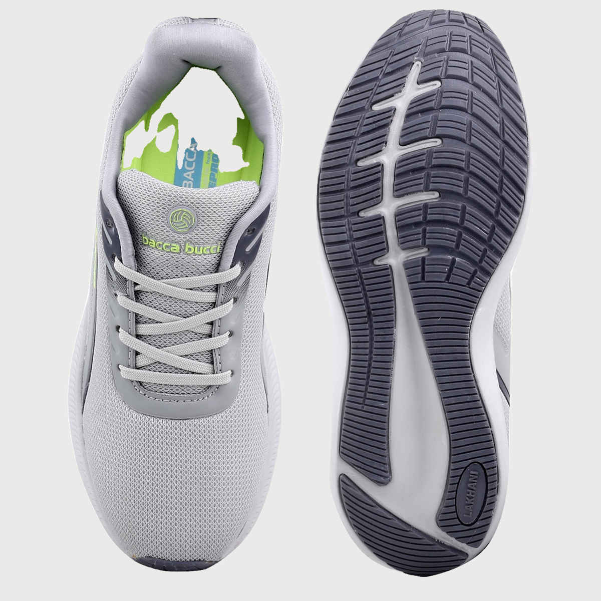 Bacca Bucci Essential Men's Versatile Sports Shoes Grey | UK 10