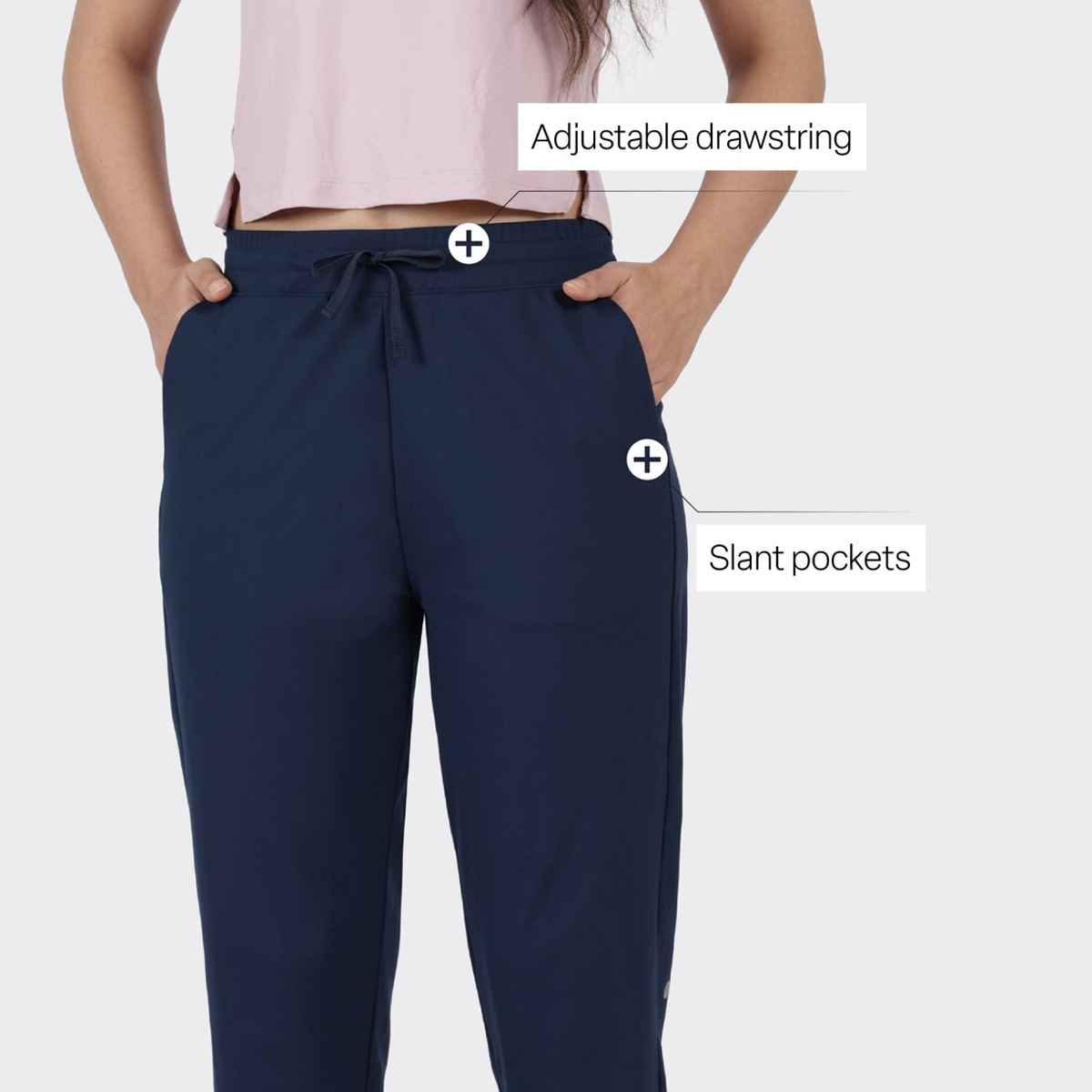 Blissclub Ultimate Tapered Joggers - Lite - Navy - S