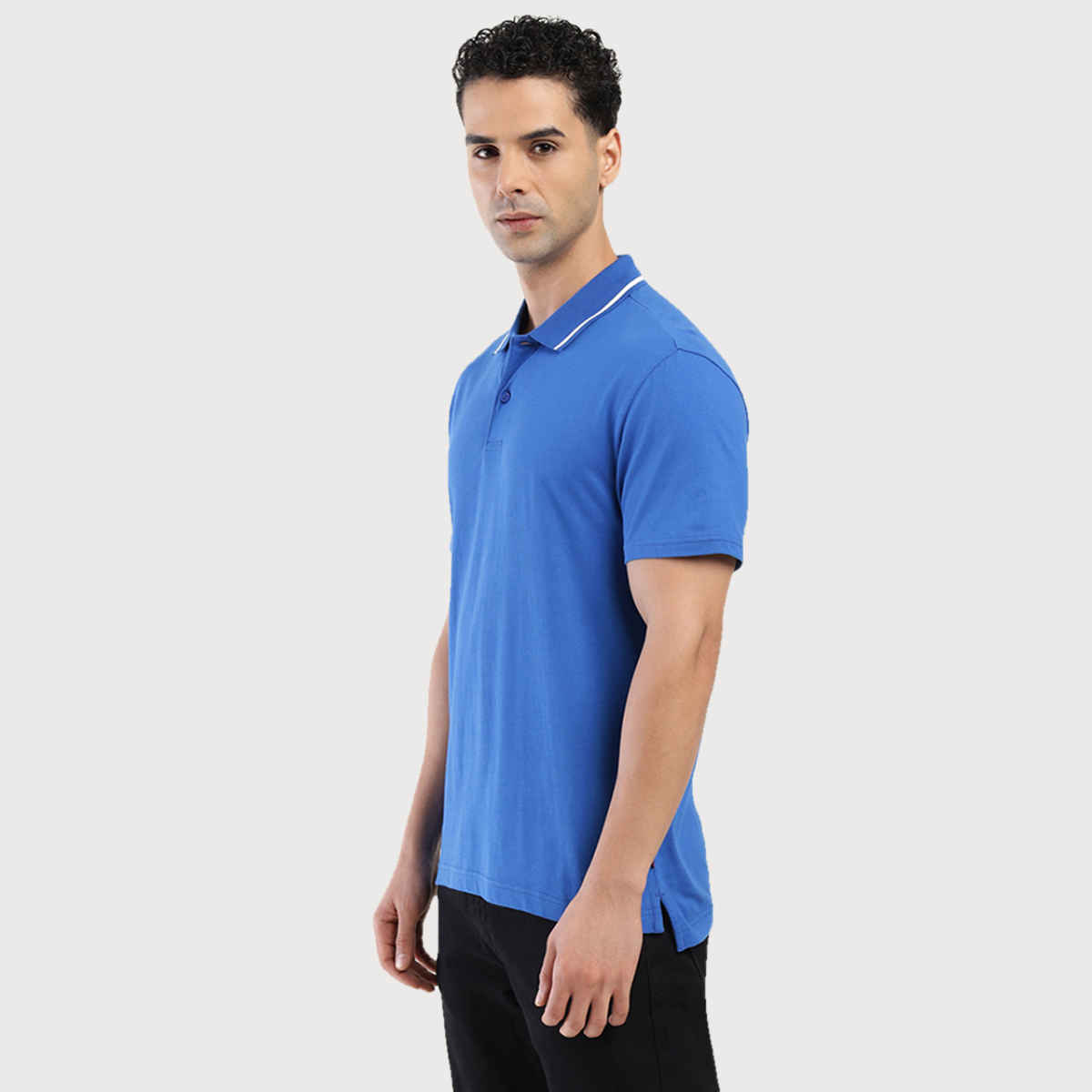 Levi's Men's 100% BCI Cotton Polo T-shirt | Cobalt Blue - L