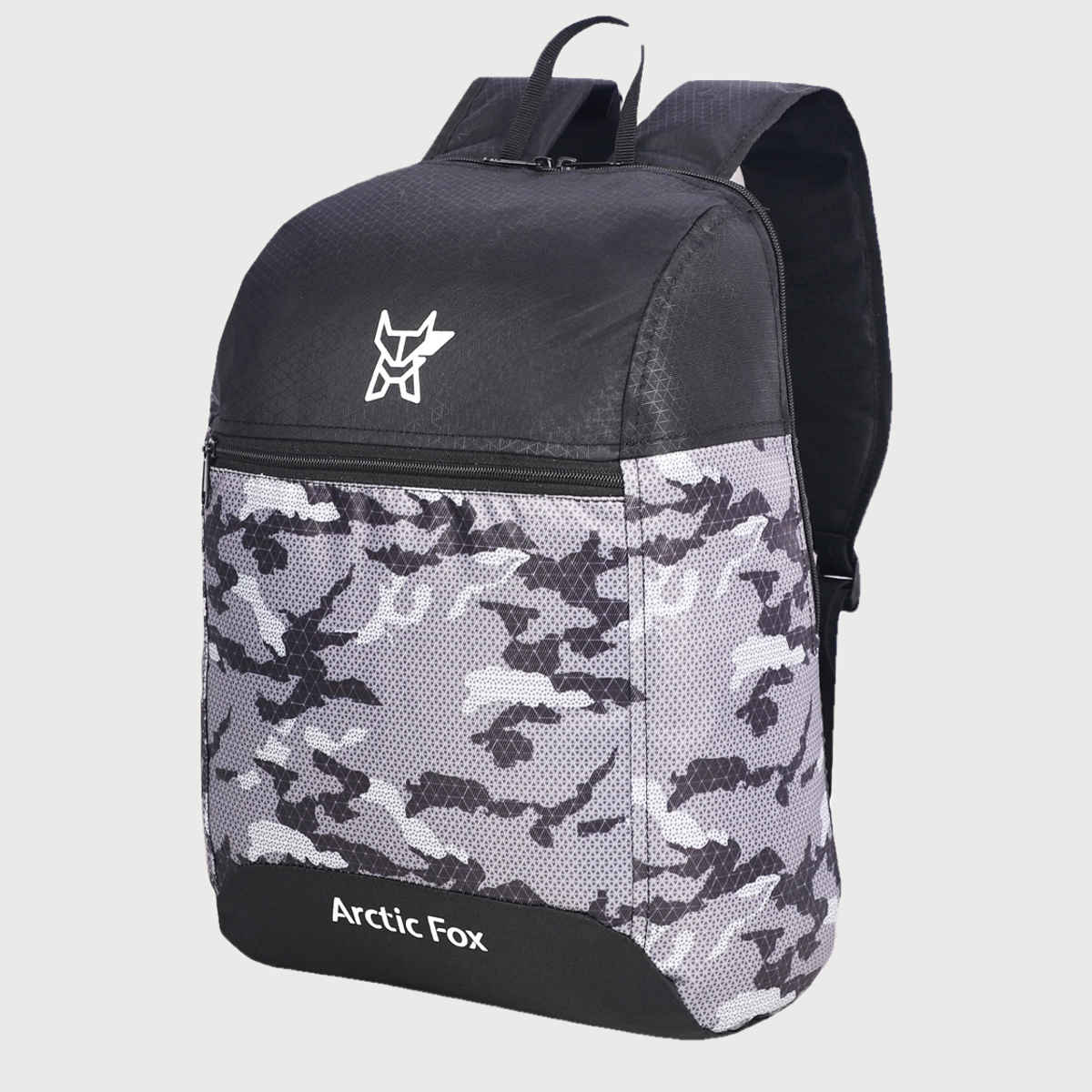 Arctic Fox Unisex Camouflage Polyester 17 L Backpack | Camo Black