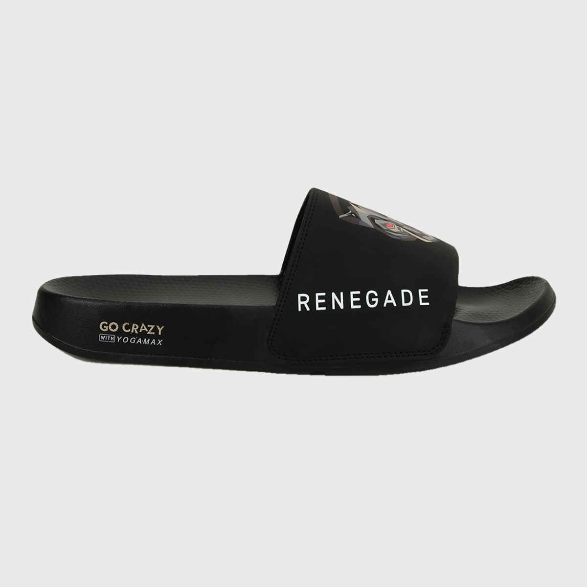 Campus Men's Renegade Slides | Black | UK7