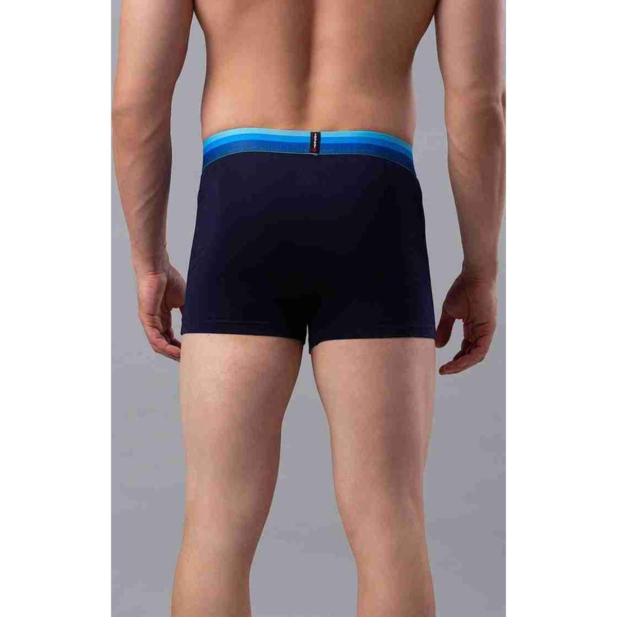 Underjeans by Spykar Men's Navy Blue Pack of 1 Trunk | XL