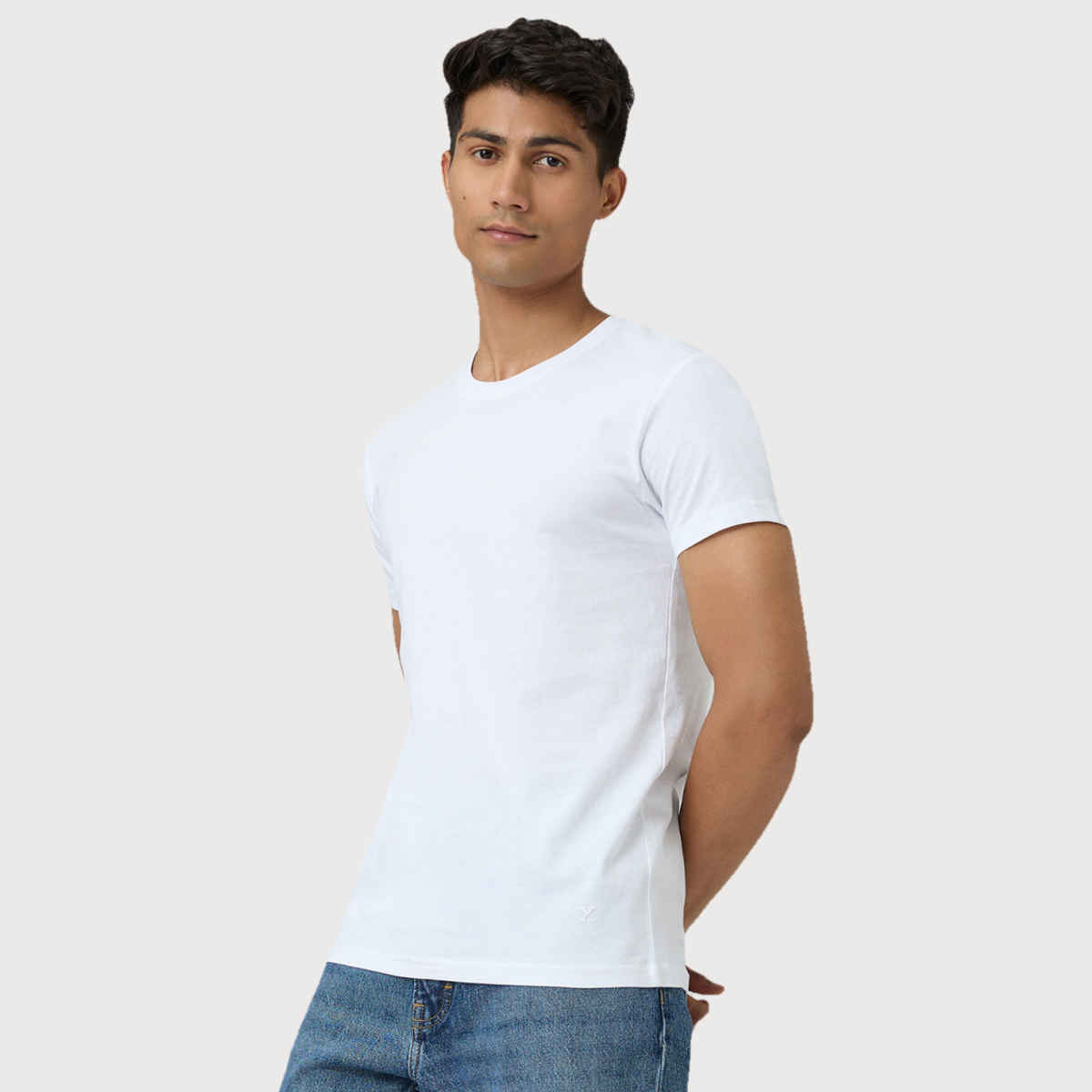 XYXX Pace Polo T-shirt - Polar White | Super Combed Cotton | M
