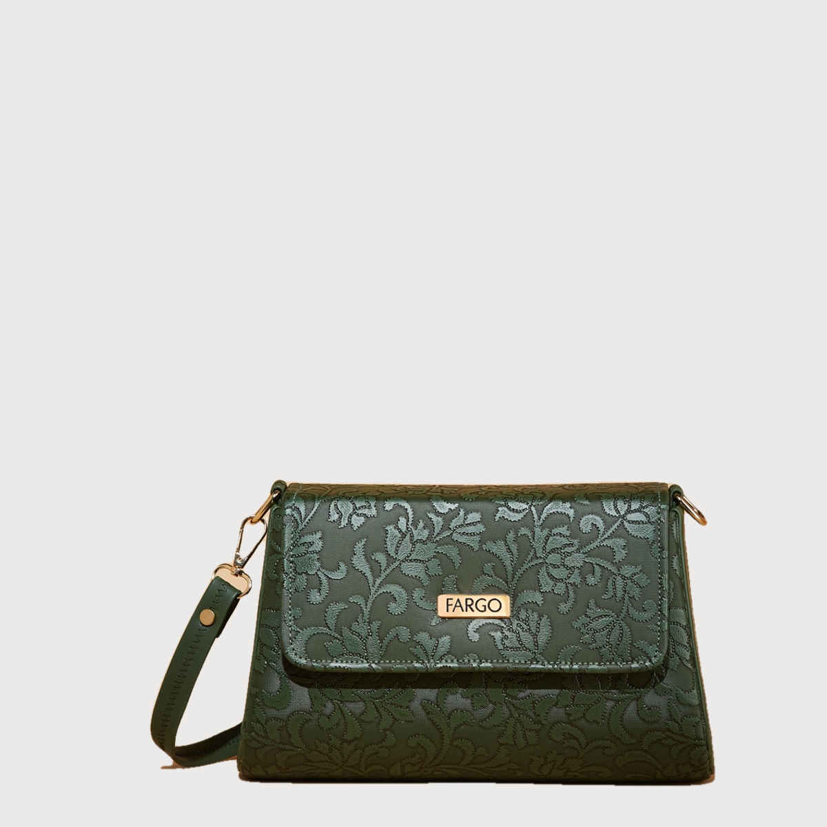 Fargo Women's Vegan Leather Cross-body Sling Bag | Green