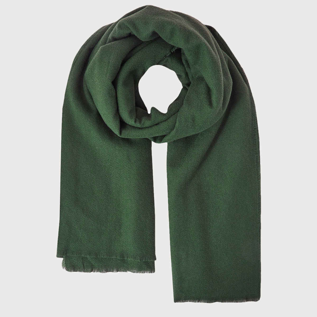 Accessorize London Women's Grace Super-Soft Blanket Scarf | Green