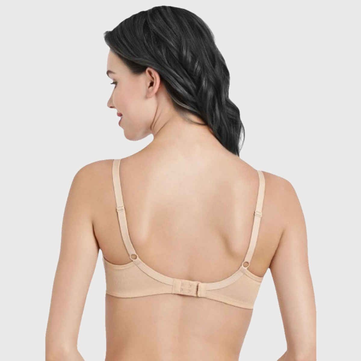 Enamor Women's A042 Side Support Shaper Fab-Cool Cotton Bra | Non Padded | Wirefree | Skin - 34C