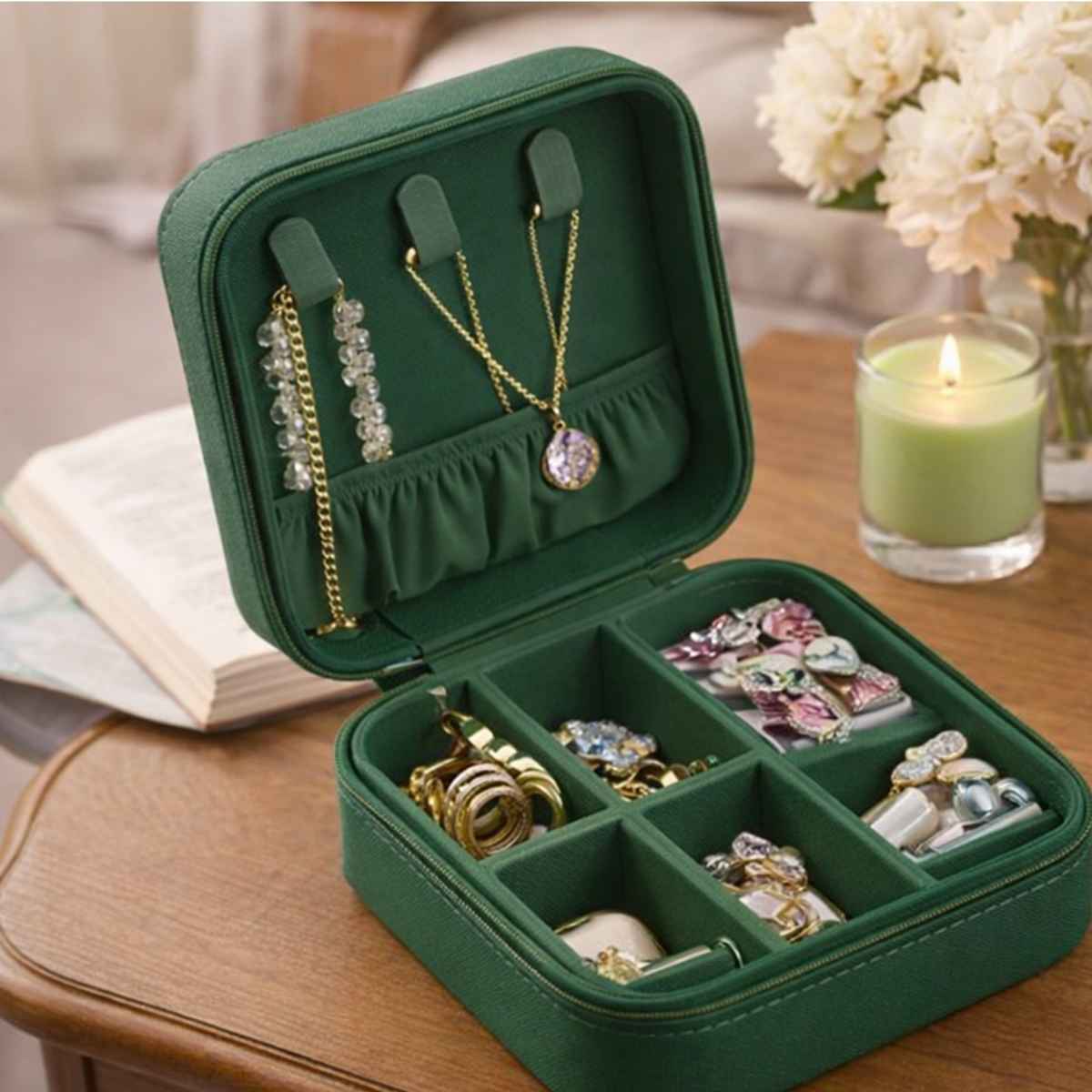 The Opal Factory Jewelry organizer Square Box | Assorted