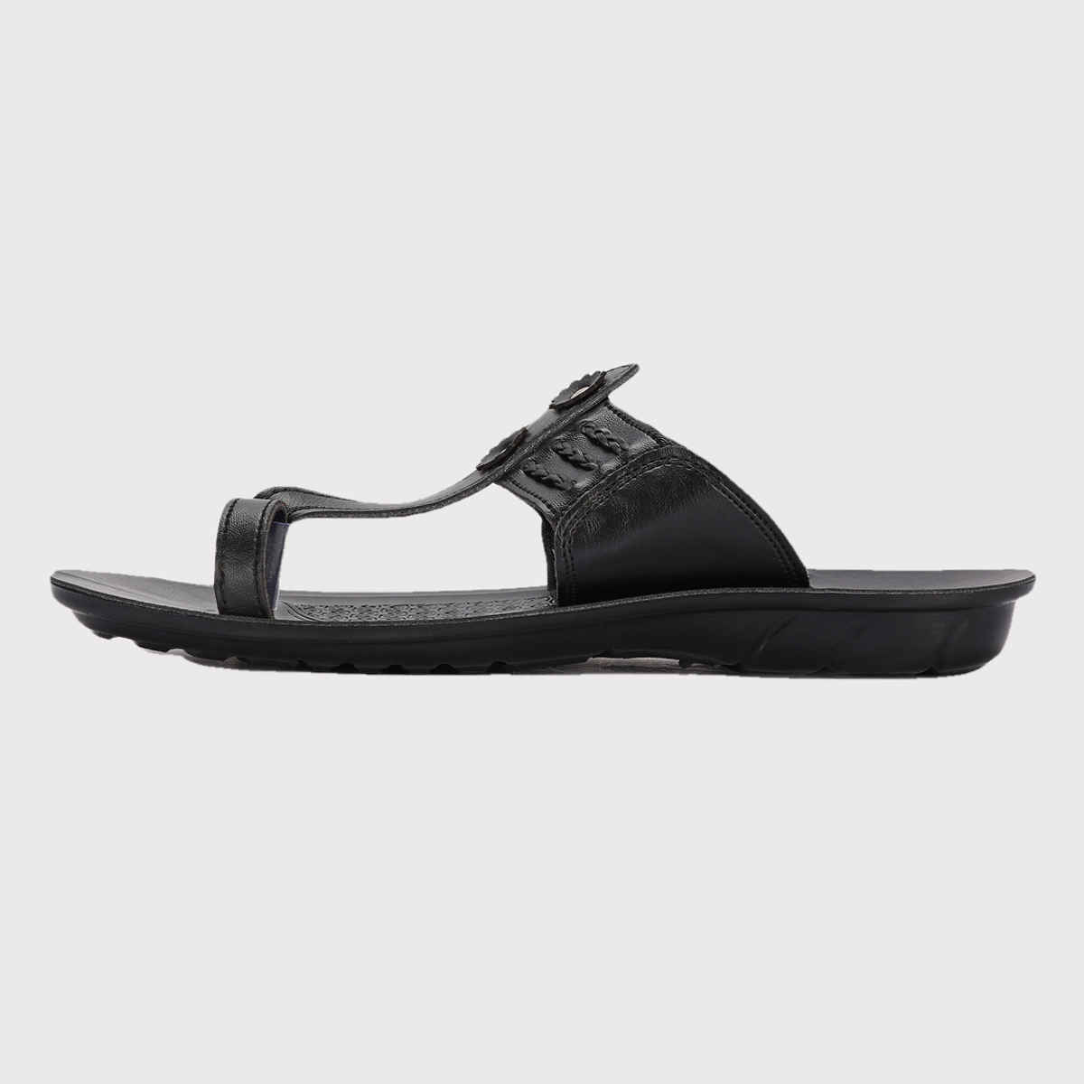 Paragon Men's Black Pu Sandals PUK2230G UK 10