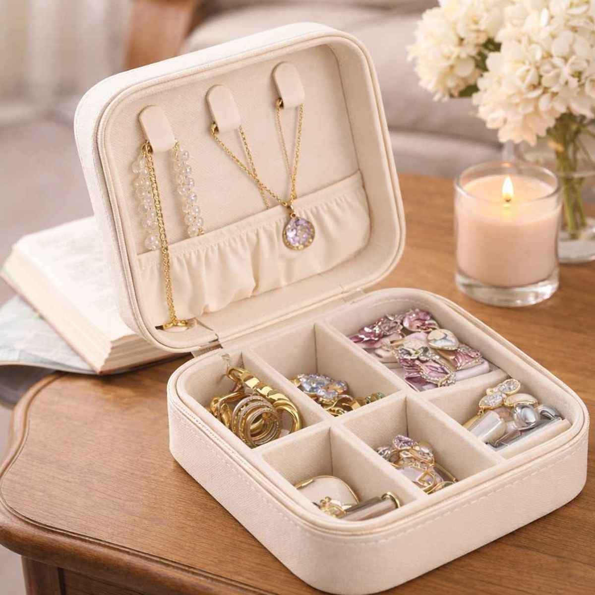 The Opal Factory Jewelry organizer Square Box | Assorted