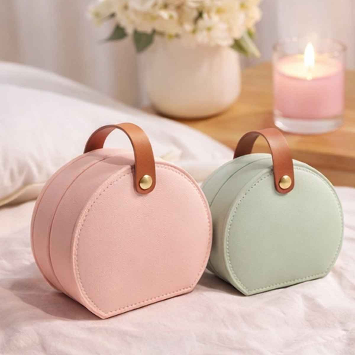 The Opal Factory Jewelry organizer Round Box | Assorted