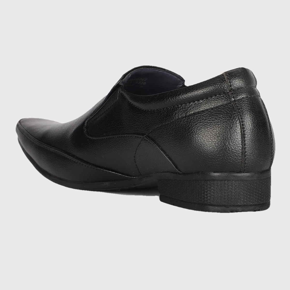 Bata Glossy Black Slip On Formal Shoes For Men | 7 UK
