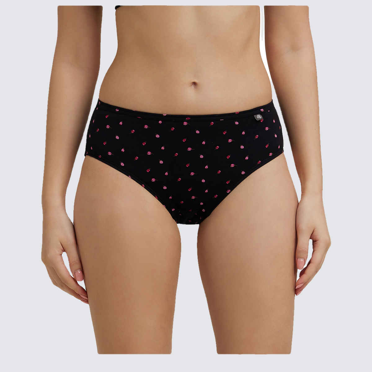 Jockey 1406 Women's Super Combed Cotton Underwear Mid Waist Hipster Panty|PO3 | Multicolor Dark assorted-M